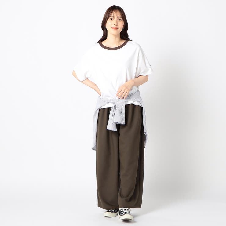 【DISCUS別注】 衿パイルリンガーTシャツ | NICOLE | 詳細画像2 