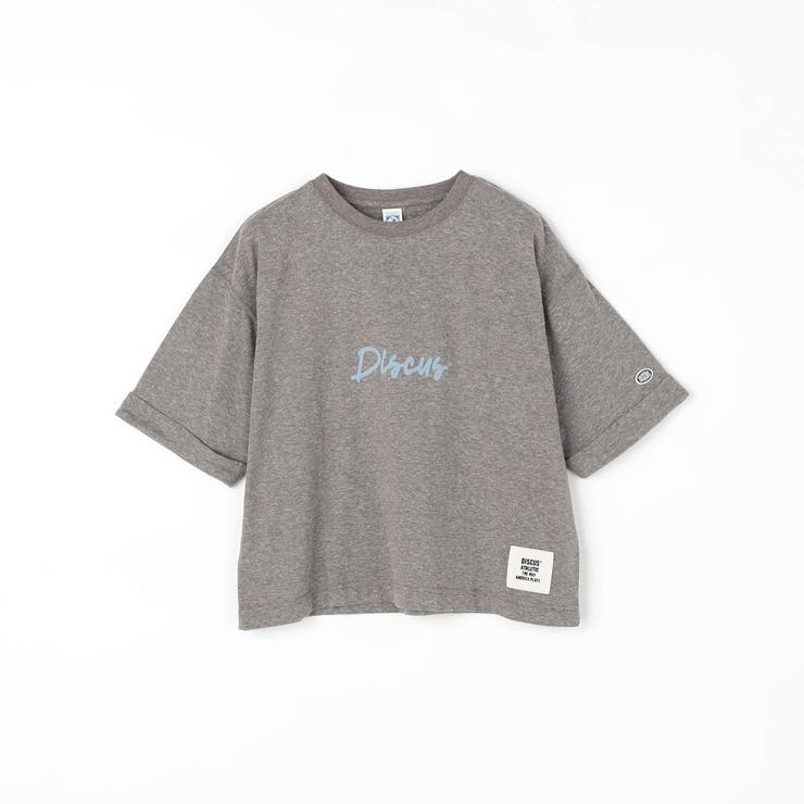 【DISCUS 別注】袖ロールアップバックプリントTシャツ | NICOLE | 詳細画像1 