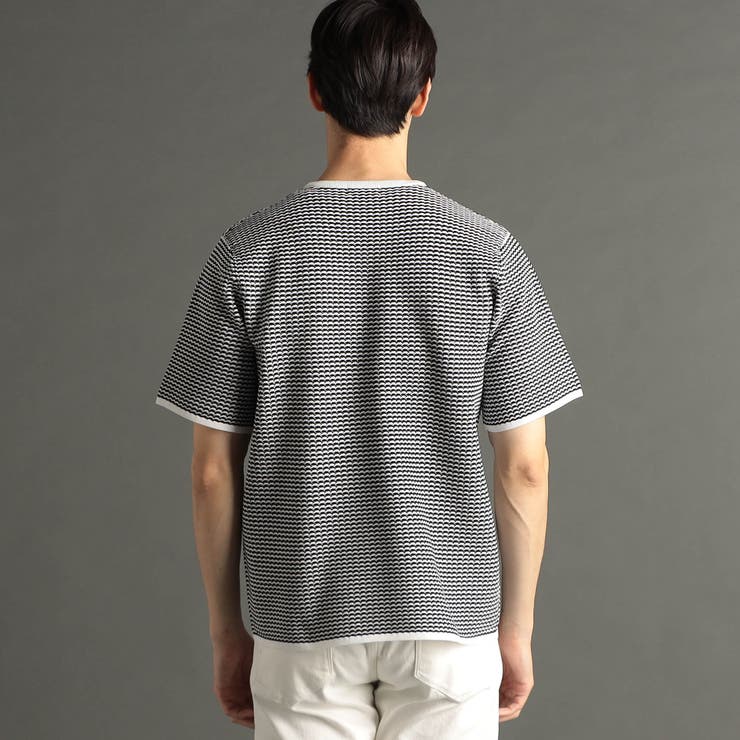 ラギッドワッフル リラックスフィットクルーネックTシャツ | NICOLE | 詳細画像4 
