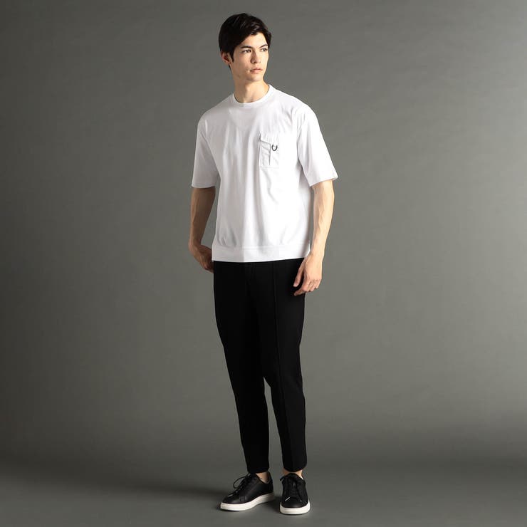 ストレッチワッシャーポケット クルーネックTシャツ | NICOLE | 詳細画像2 
