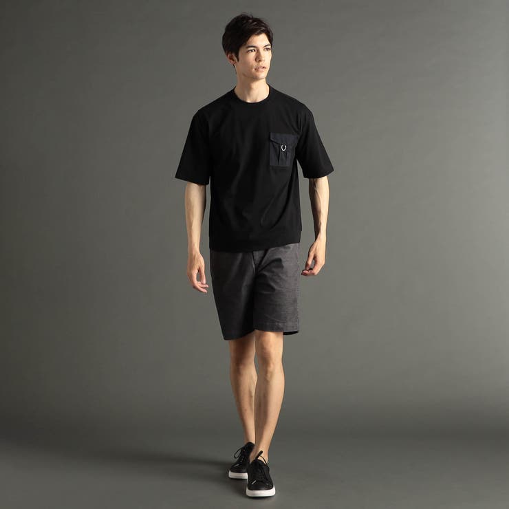 ストレッチワッシャーポケット クルーネックTシャツ | NICOLE | 詳細画像3 