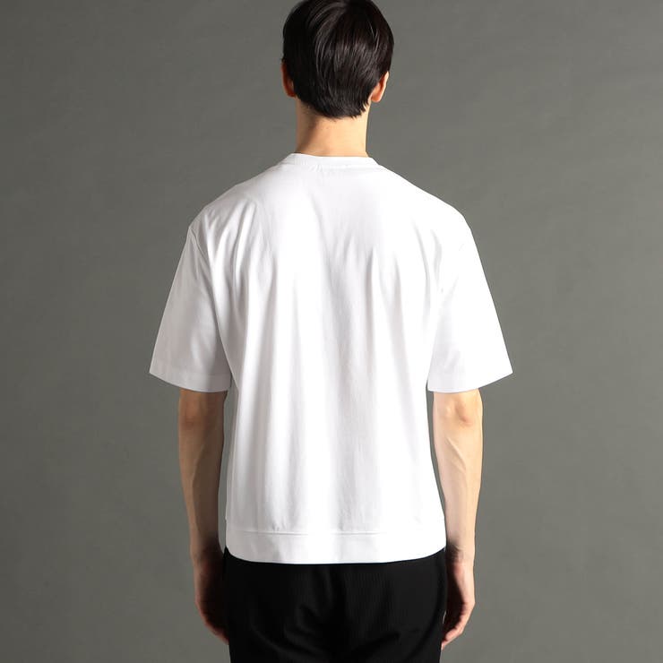 ストレッチワッシャーポケット クルーネックTシャツ | NICOLE | 詳細画像4 