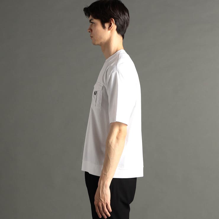 ストレッチワッシャーポケット クルーネックTシャツ | NICOLE | 詳細画像5 