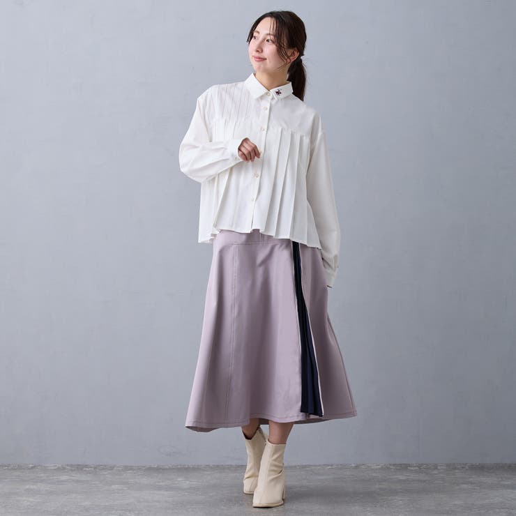 スリットプリーツフレアスカート | NICOLE | 詳細画像12 