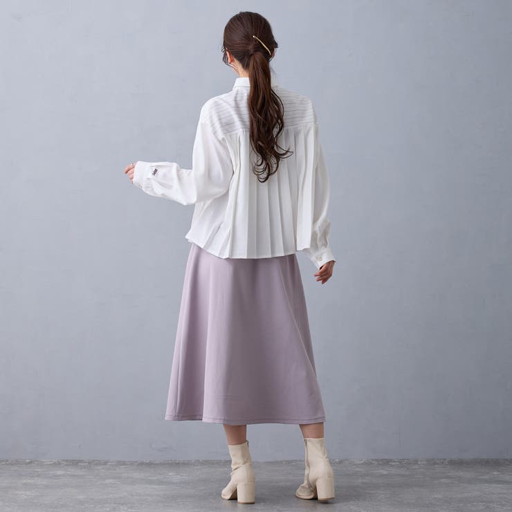 スリットプリーツフレアスカート | NICOLE | 詳細画像14 