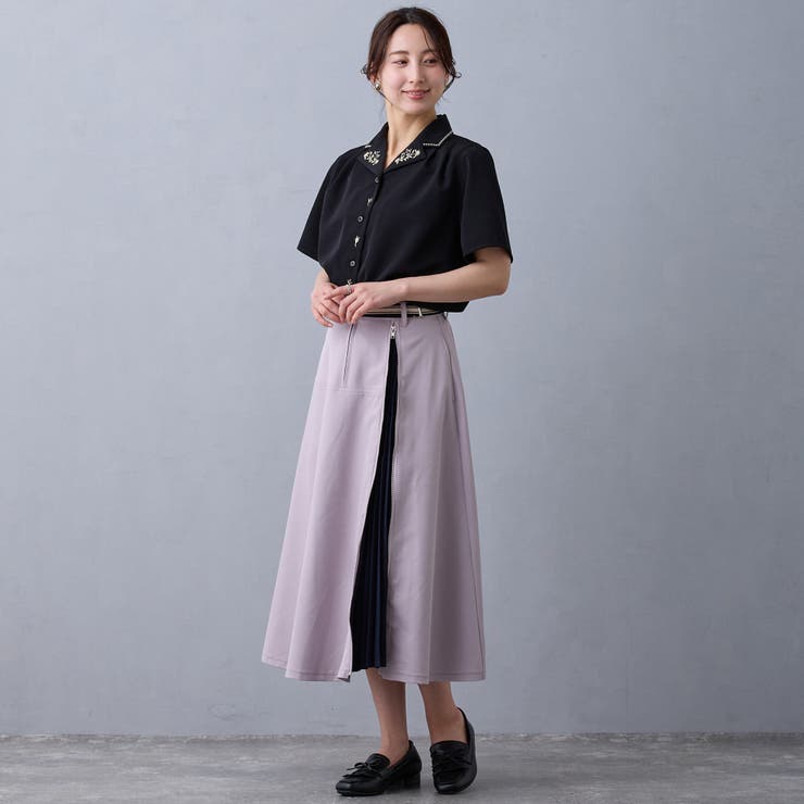 スリットプリーツフレアスカート | NICOLE | 詳細画像16 