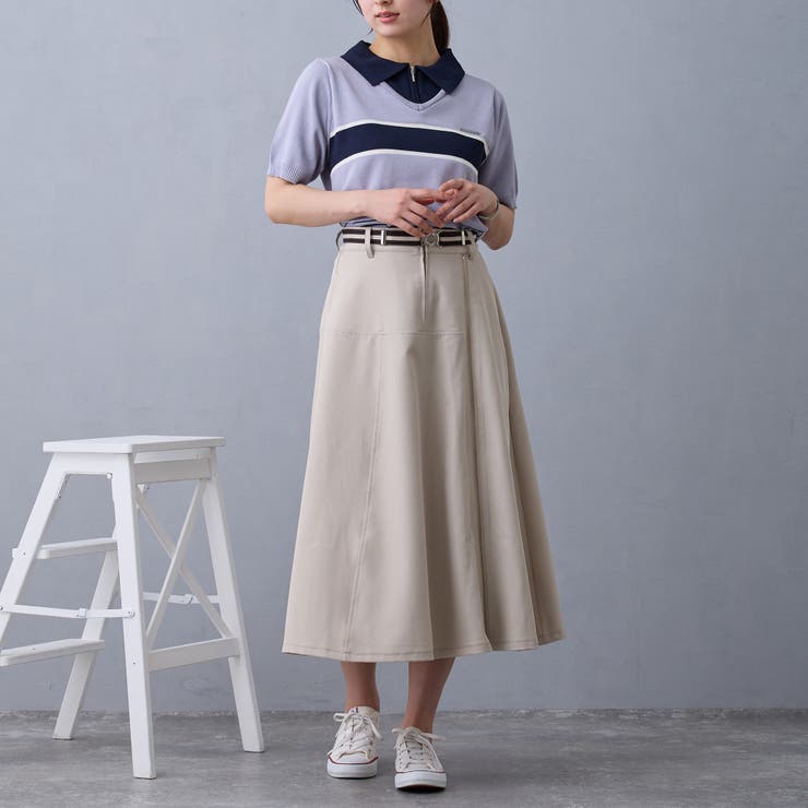 スリットプリーツフレアスカート | NICOLE | 詳細画像4 