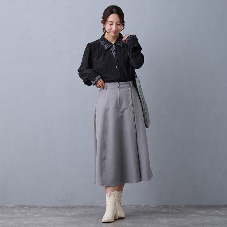 スリットプリーツフレアスカート | NICOLE | 詳細画像5 