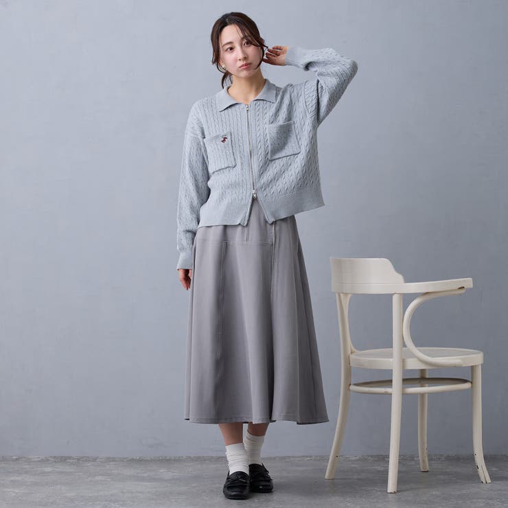 スリットプリーツフレアスカート | NICOLE | 詳細画像7 