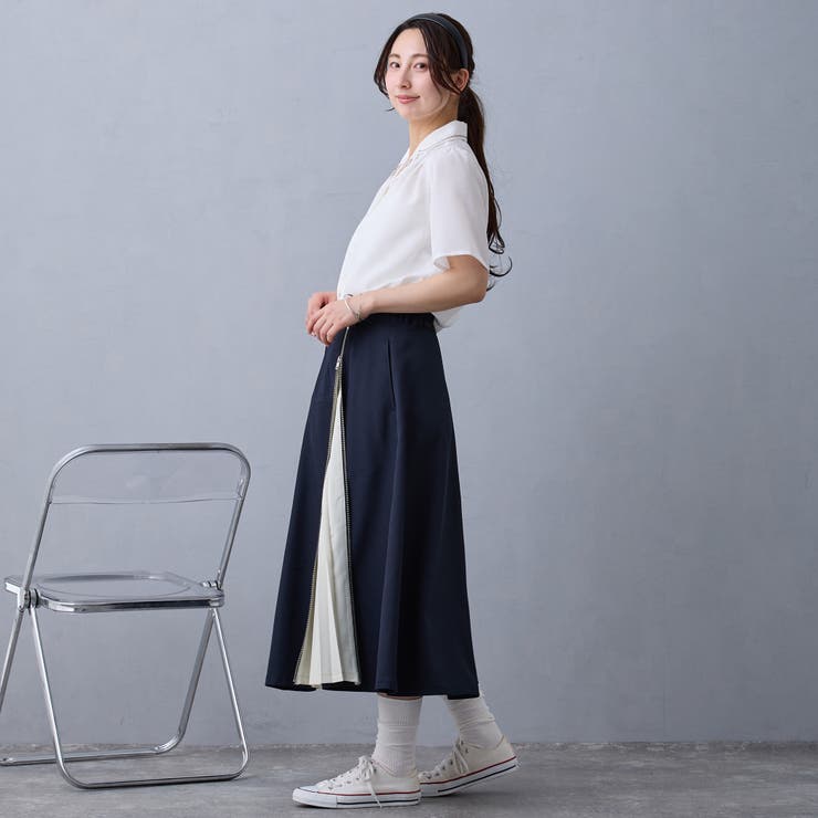 スリットプリーツフレアスカート | NICOLE | 詳細画像9 