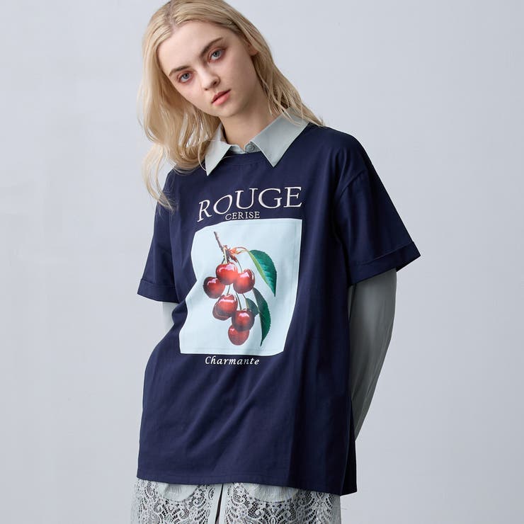 67ネイビー | 【ZELDA】アソートデザインビッグTシャツ | NICOLE