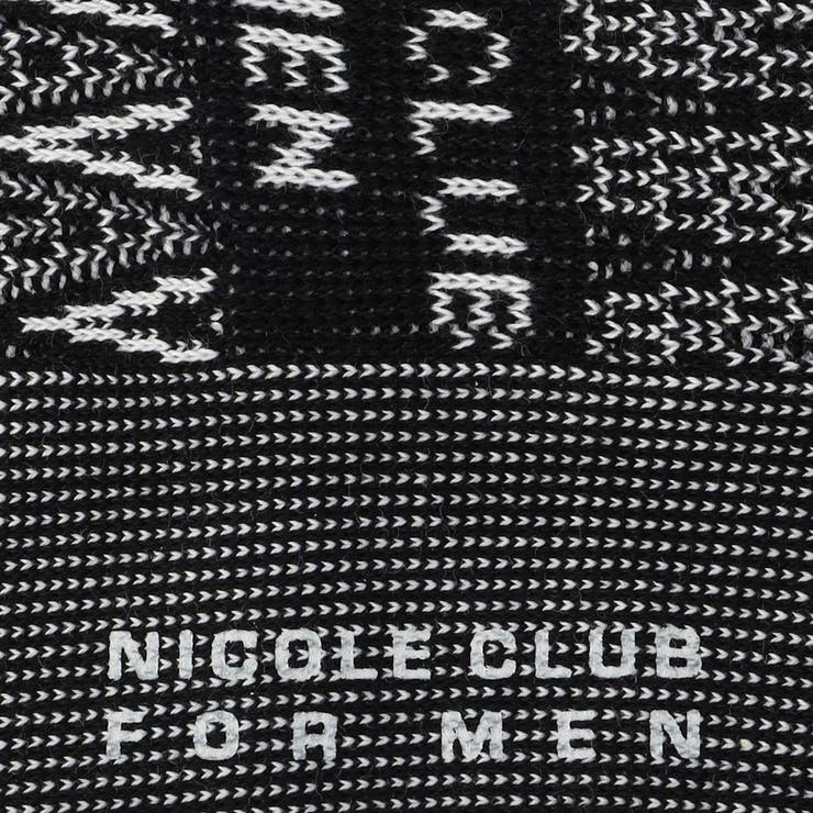 シェブロン×ロゴ ショートソックス(日本製) | NICOLE | 詳細画像2 