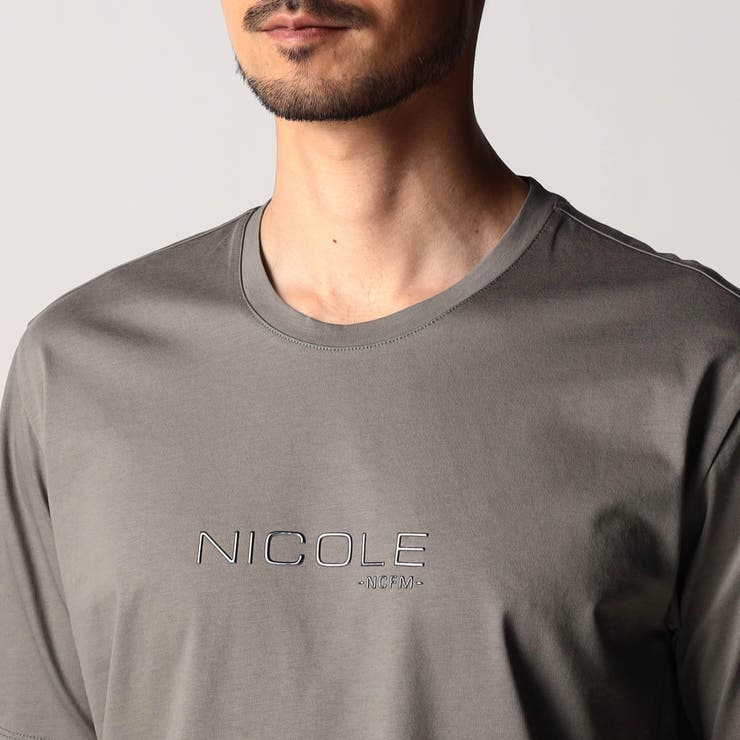 メタルジェルロゴ半袖Ｔシャツ | NICOLE | 詳細画像8 