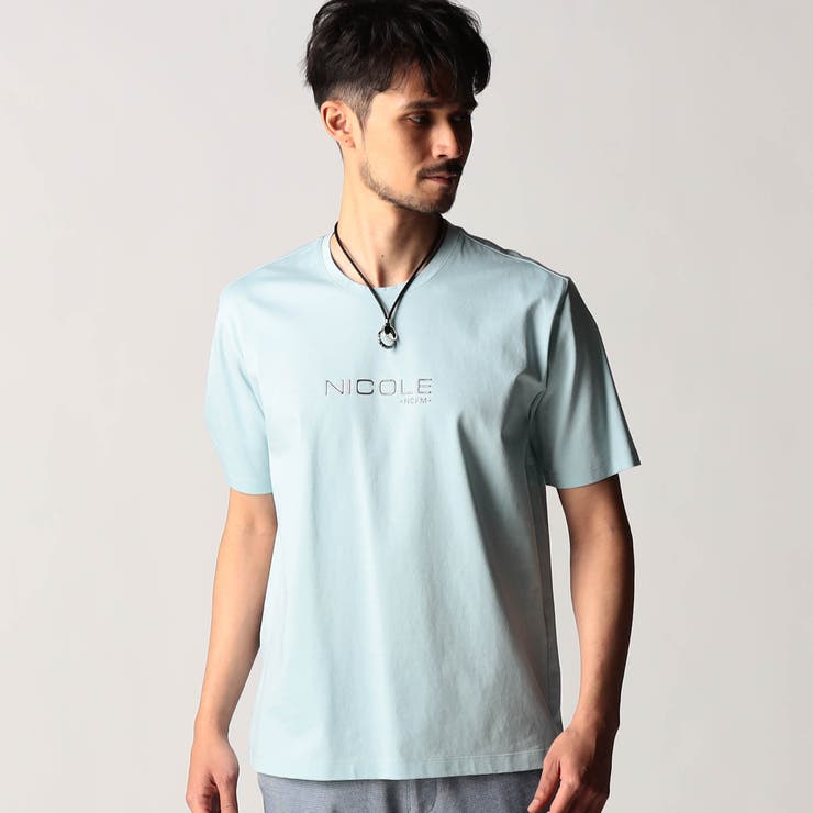 64サックス | メタルジェルロゴ半袖Ｔシャツ | NICOLE