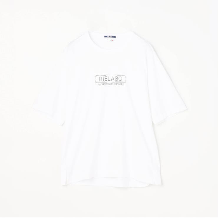 【RIELABO】ロゴデザイン クルーネックＴシャツ | NICOLE | 詳細画像7 