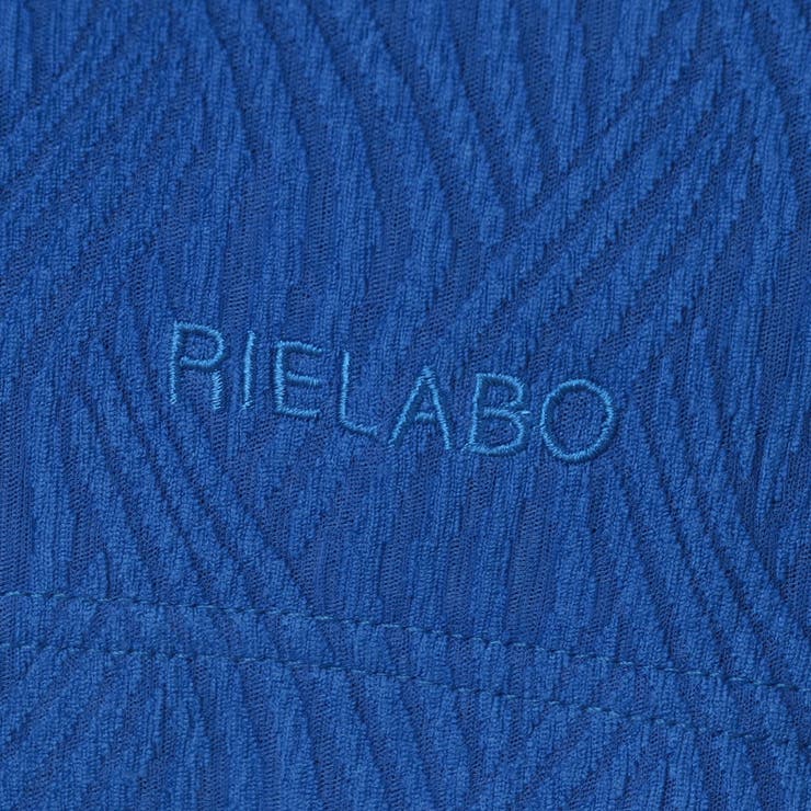 【RIELABO】ウェーブジャカード スキッパーポロシャツ | NICOLE | 詳細画像17 