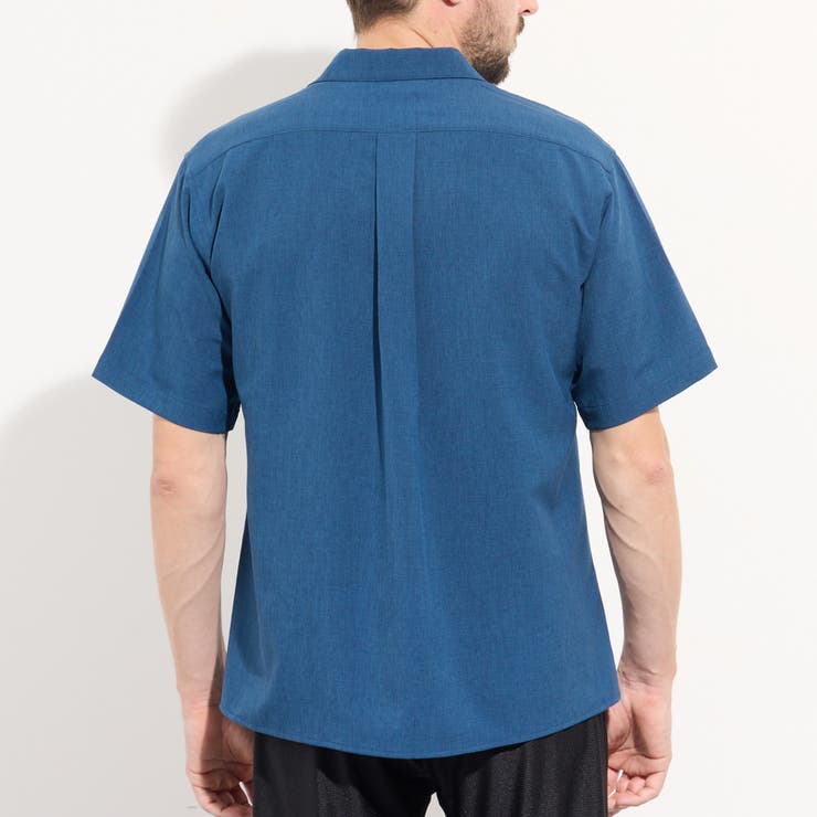 スタンドオープンカラー半袖シャツ | NICOLE | 詳細画像8 