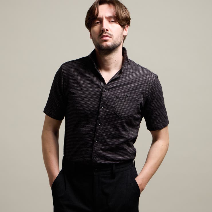 91その他2 | 【HIDEAWAYS BLACK】サッカーチェックショートレギュラーカラー半袖シ… | NICOLE