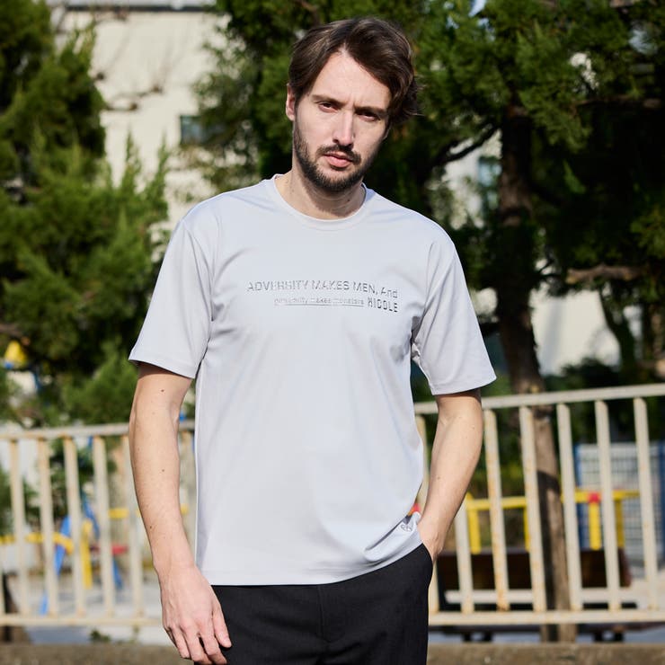 メタルジェルプリント半袖Tシャツ | NICOLE | 詳細画像1 