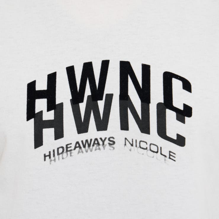 ピグメント加工ロゴプリント半袖Tシャツ | NICOLE | 詳細画像11 