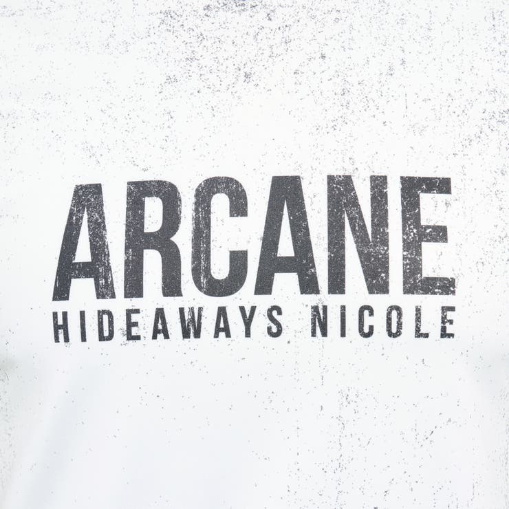 ハケメ×ロゴ柄半袖Tシャツ | NICOLE | 詳細画像11 