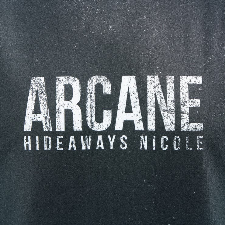 ハケメ×ロゴ柄半袖Tシャツ | NICOLE | 詳細画像12 