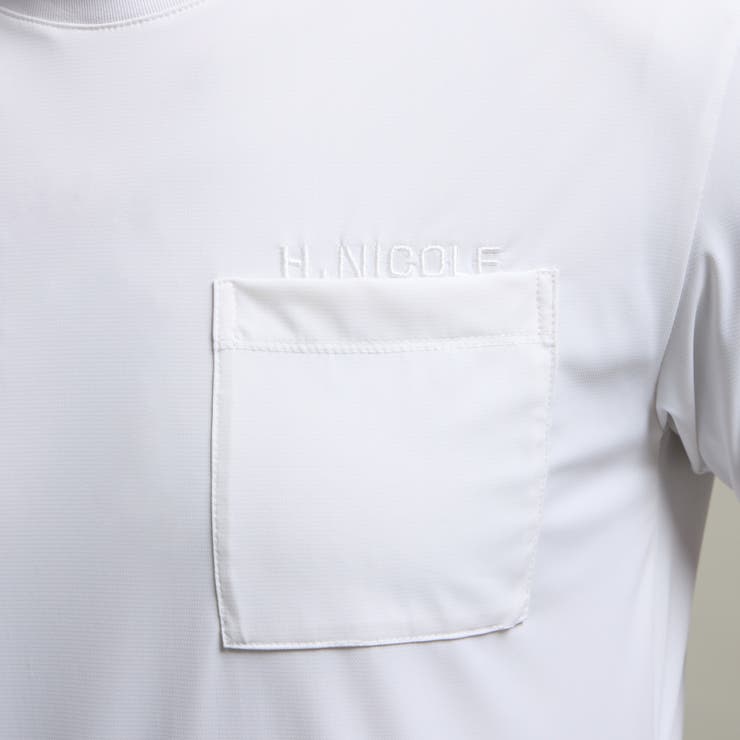 【HIDEAWAYS BLACK】ポケット付き刺繍ロゴドレスTシャツ | NICOLE | 詳細画像11 