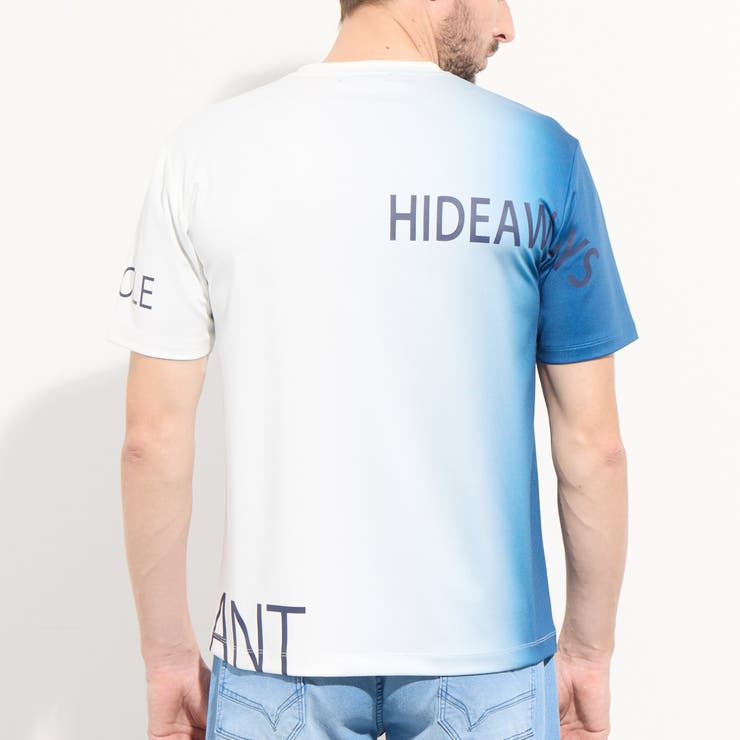 【WEB限定】グラデーション・ロゴプリント半袖Tシャツ | NICOLE | 詳細画像9 