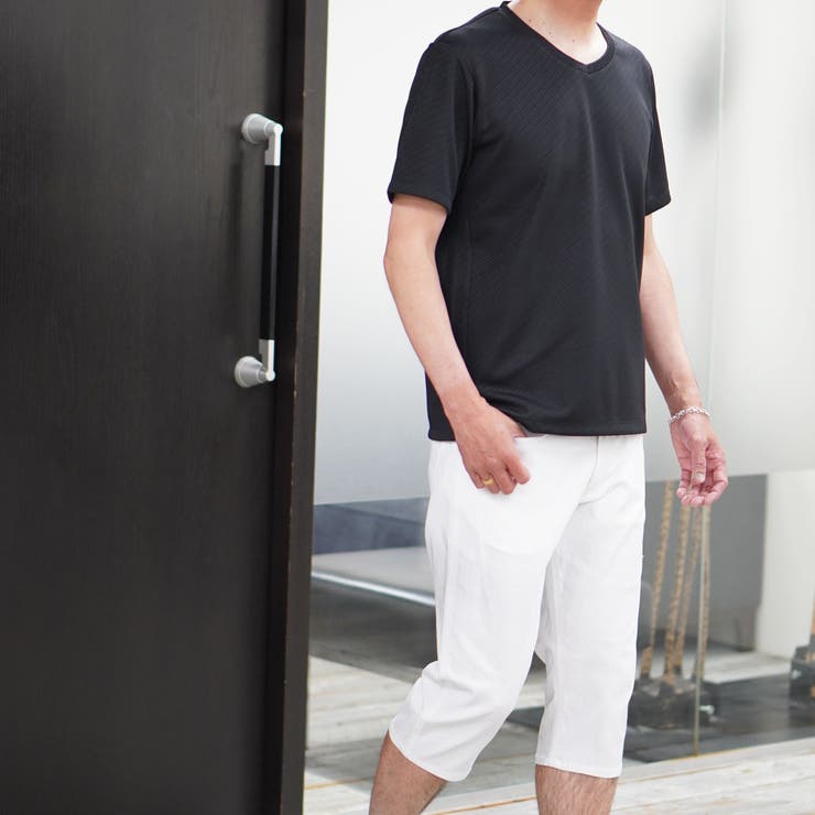 幾何学柄ストレッチジャカード5PKハーフパンツ | NICOLE | 詳細画像3 