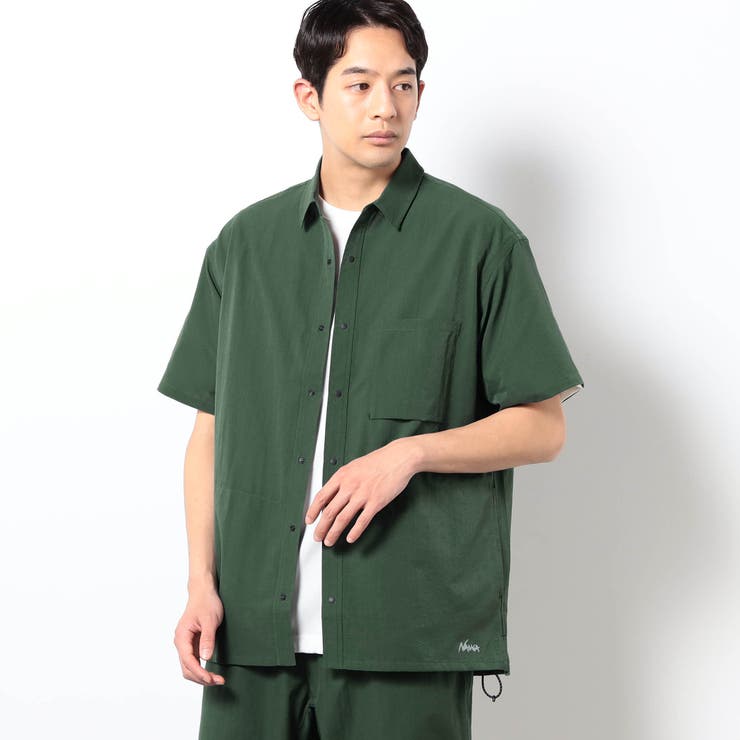 40グリーン | 【NANGA】 DOT AIR COMFY SS SHIRTS | NICOLE