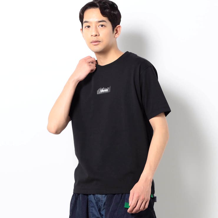 49ブラック | NANGA ECO HYBRID MT LOGO TEE | NICOLE