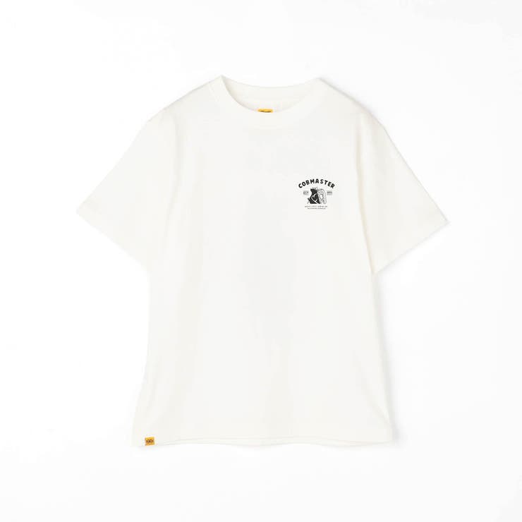09ホワイト | Cobmaster(コブマスター)ベーシックバックロゴTシャツ | NICOLE