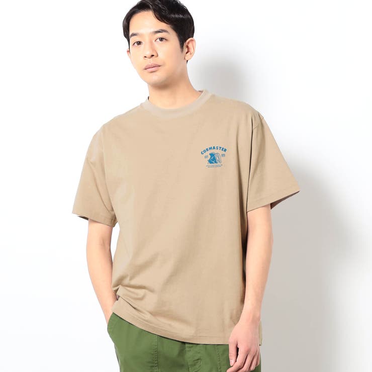 18ベージュ | Cobmaster(コブマスター)ベーシックバックロゴTシャツ | NICOLE