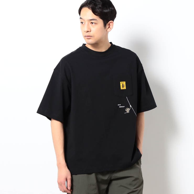 49ブラック | Cobmaster(コブマスター)吸水速乾ポケット刺繍ルーズTシャツ | NICOLE