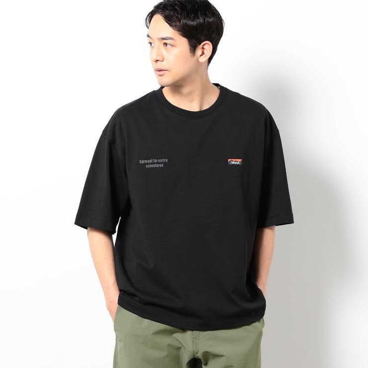 49ブラック | 【NANGA別注】刺繍Tシャツ | NICOLE