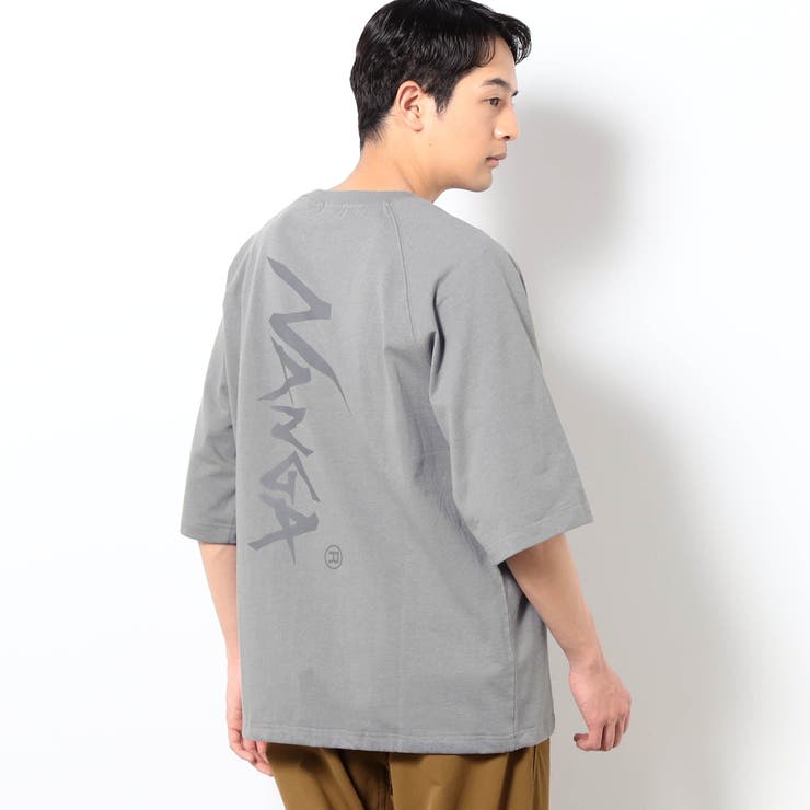 【NANGA別注】バックプリントドローコードTシャツ | NICOLE | 詳細画像4 
