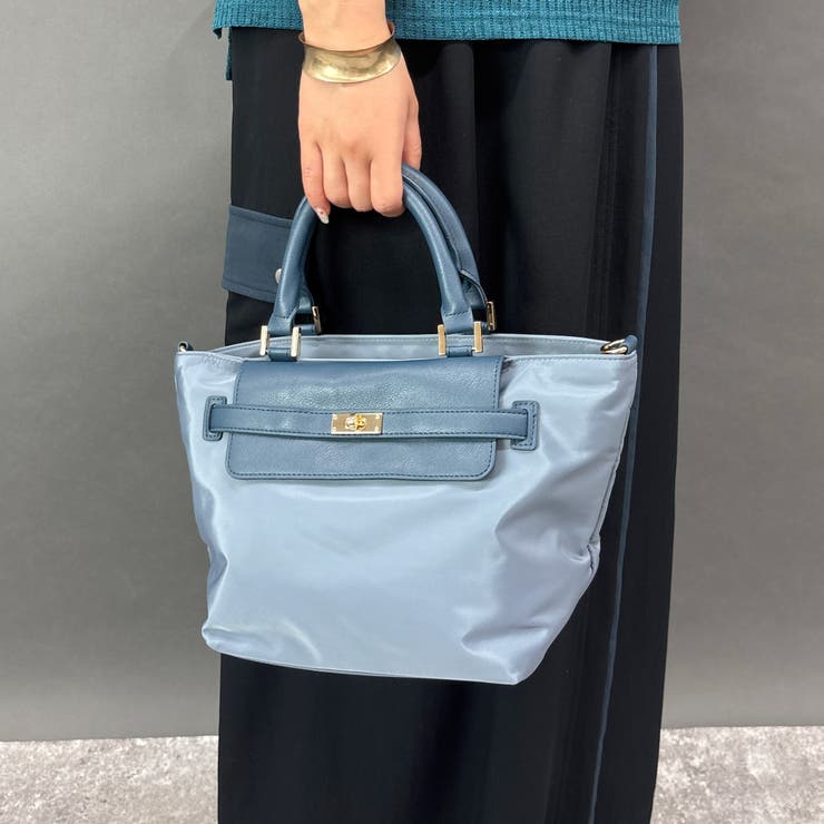 60ブルー | 2WAYトートバッグ | NICOLE