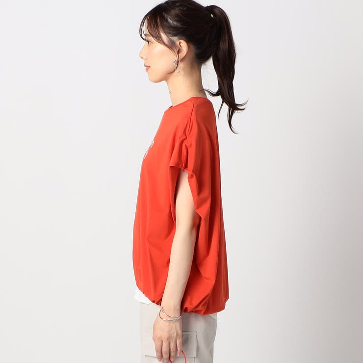 シルバー箔プリント タックショルダーカットソー | NICOLE | 詳細画像7 