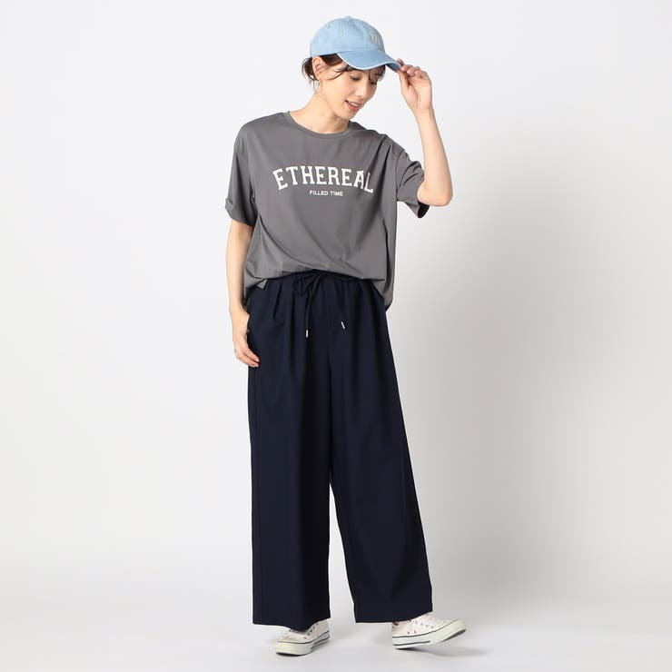 接触冷感 フロッキーロゴ Ｔシャツ | NICOLE | 詳細画像4 
