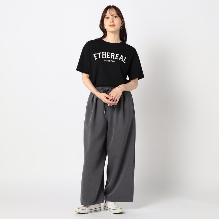 接触冷感 フロッキーロゴ Ｔシャツ | NICOLE | 詳細画像6 