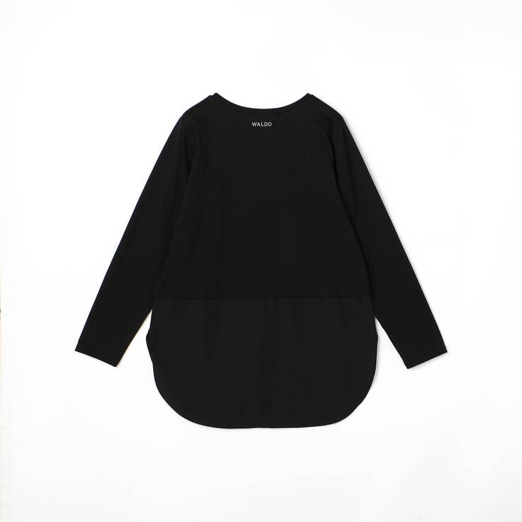 布帛ヘムドッキングロングスリーブTシャツ | NICOLE | 詳細画像18 