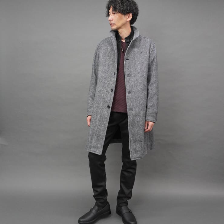 【WEB限定】アラカルトハイブリットメルトン スタンドコート | NICOLE | 詳細画像26 