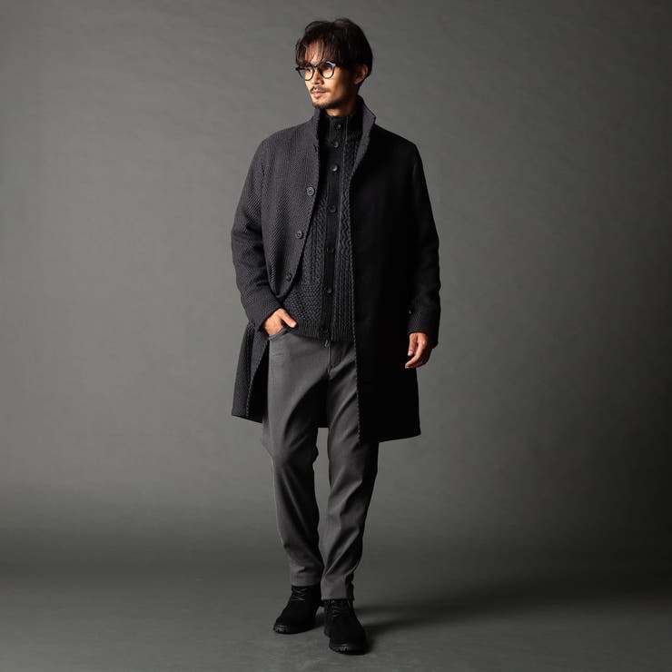 【WEB限定】アラカルトハイブリットメルトン スタンドコート | NICOLE | 詳細画像3 