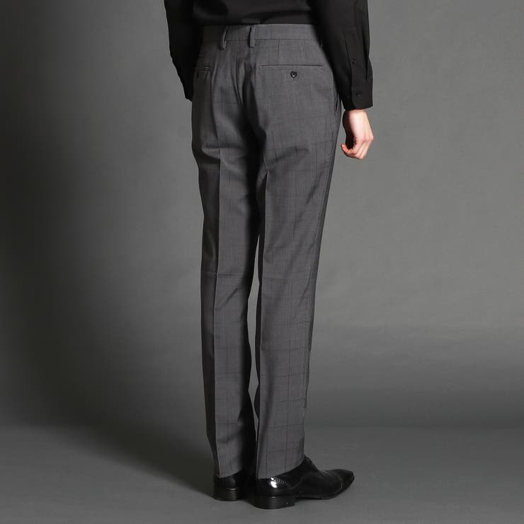 h'm tailored x Marzotto スーツ Mサイズ ウィンドウペン