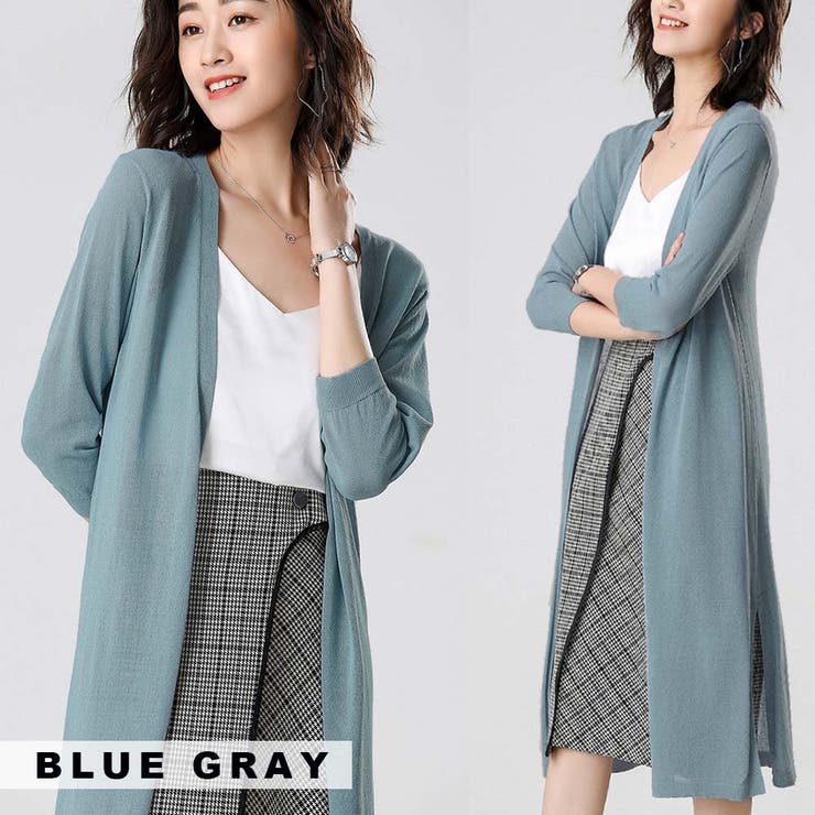 ニット カーディガン ロング[品番：YAMW0007877]｜Y&M