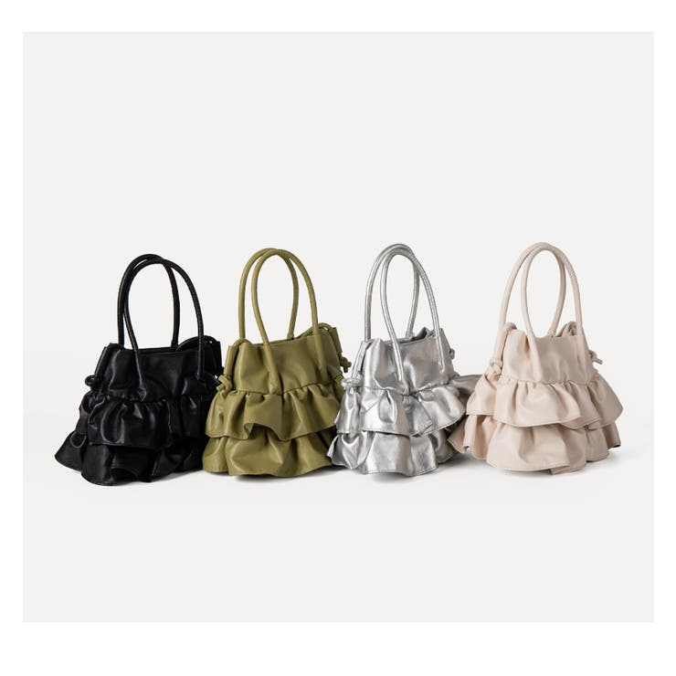 新作可愛いフリルミニショルダーバッグ トートバッグ 韓国ファッション | nijibra | 詳細画像36 