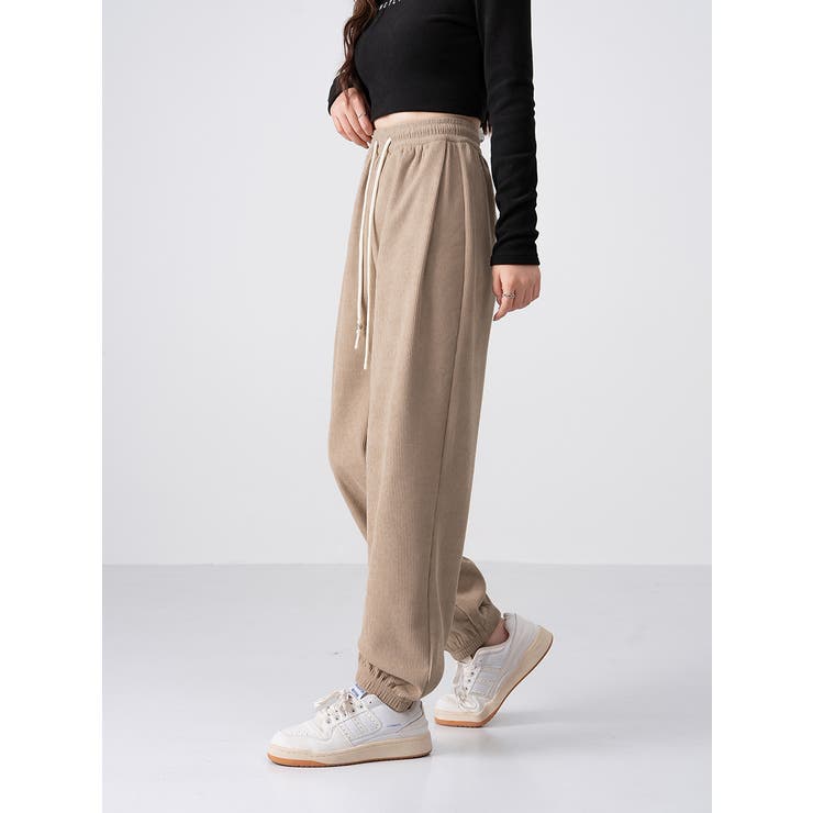 裏起毛美シルエットアクティブジョガ－パンツ レデイーズパンツ 裏起毛パンツ | nijibra | 詳細画像26 