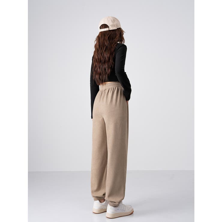 裏起毛美シルエットアクティブジョガ－パンツ レデイーズパンツ 裏起毛パンツ | nijibra | 詳細画像29 