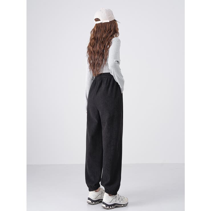 裏起毛美シルエットアクティブジョガ－パンツ レデイーズパンツ 裏起毛パンツ | nijibra | 詳細画像37 