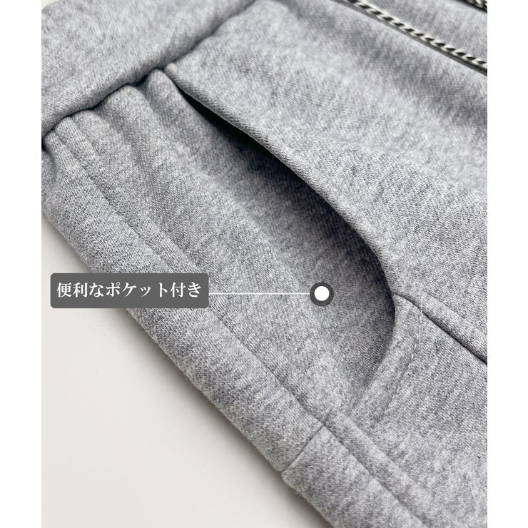 着やせサイドスリット入り スウェットスカ－ト タイトスカート | nijibra | 詳細画像5 